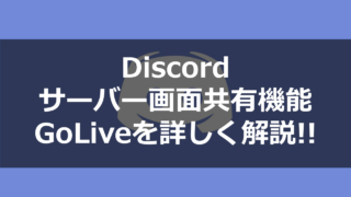 Discord 画面共有とは サーバー内で行う方法など ドロキンの会心の一撃ブログ